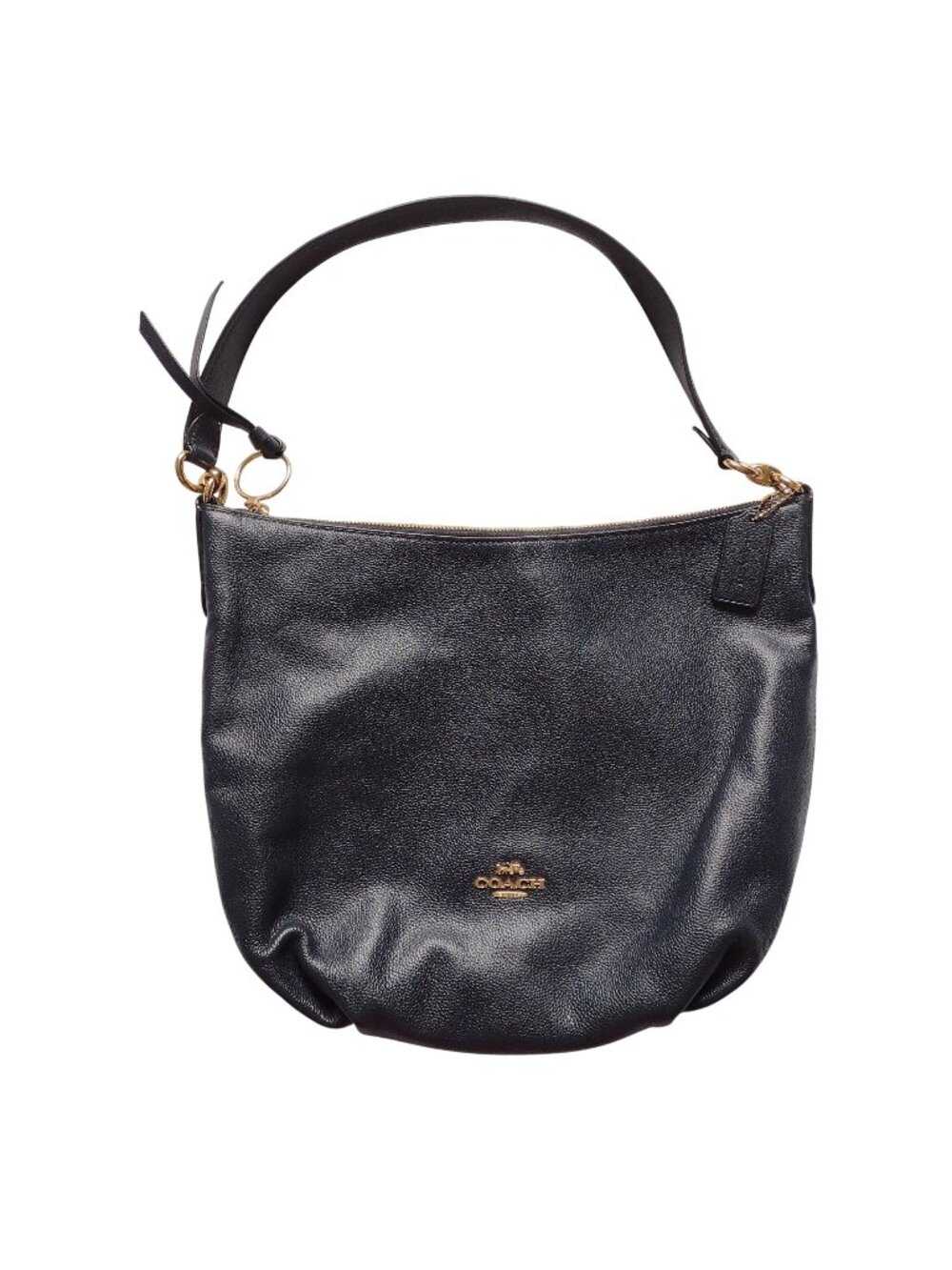 Coach Chelsea Hobo Bag in Navy Pebbled Leather High Quality Purse - Picture 1 of 11